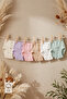 - 6-Piece Girls' Panties Set |   100% Cotton |   Floral Patterned