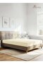 Pure 100% Cotton Twin Fitted Bed Sheet 120x200 cm New Ivory, 400 Thread Count Sateen Weave