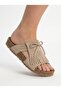 Women's Mc220 Genuine Suede Leather Tasseled Orthopedic Cork Sole Slippers - 3