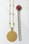 Gold Color Felak, Nas and Nazar Verse Written Spiritual Prayer Design Dorika Chain Stainless Steel Necklace - 4