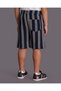 Boys Navy Striped Jacquard Shorts - 3