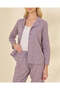 Women Purple Text Print Pyjama Set - 4