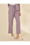 Women Purple Text Print Pyjama Set - 3