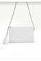 Women's Star Embroidered Chain Strap Portfolio Bag