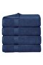 Bath Towel Set 70x140 cm (4 Pack) - 550 GSM 100% Cotton Quick Drying Highly Absorbent