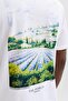 Men's Graphic Printed Crew Neck T-Shirt White Bright White Jprblajames 12307932 - 4
