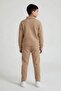 Brown Boy's 2-Piece Set with Pocket Detail on Trousers 24576 - 6