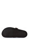 Women's Genuine Leather Beige Suede Flat Slippers - 3