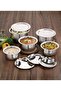 Stainless Steel Tope Pot 27cm 6L with Lid Stackable Polished Cookware for Kitchen - 3