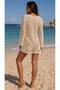 Beige Knitted Beach Dress - Lr04 - 2