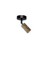 Mixed Marb N Gray Travertine Marble Black Rosary Directional Spot Sconce Gu10 Bulb Included 3000K Warm White - 6