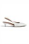Harmony Genuine Leather Open-Back Heeled Shoes - 4
