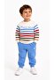 Boys' Cotton Striped Tracksuit Set Long Sleeve Two-Piece Set 3-6 Years Old
