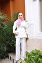 White Elastic Waist Dabıl Jacket - 2