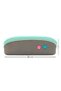 Triangle Pastel Colored Large Capacity Pencil Case Single Compartment Pen Holder - Gray - 4