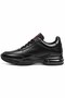 Men's 100% Genuine Leather Sneaker Black/White Daily Sports Shoes Orthopedic Comfortable Casual Air Sole - 6