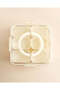 White Rectangle Snacks Serving Tray Set (8 Piece) - 3