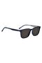 UV Protected Sunglasses Blue Frame Grey Mirror Lens 55mm - HG-1356/S-PJP - 3