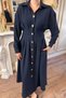 Bel Sason Detailed Buttoned Dress - 4