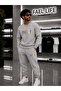 Unisex Wide Cut Zero Neck and Sweatpants Colorful Printed Set