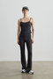 Anthracite Thin Strap Top - 2