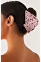 Dark Pink Satin Design Fabric Dubai Buckle with Clasp 13 cm 1 Piece