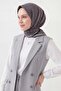 Soft Scarf Retro Geometric Black