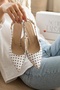 Voli White Polka Dot Side Buckle (8 cm) Pointed Toe Heeled Shoes - 2