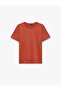 Regular Fit Short Sleeve Crew Neck Basic Cotton T-Shirt - 3