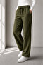 Women's 2-Piece Linen Relaxed Cut Lightweight Fabric Casual Pants - 2