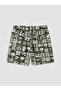 Vizyon New Season Short Length Patterned Men's Swim Shorts - 2