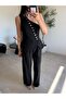 Black Gold Buttoned Set - 2