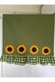 Sunflower Motif Fili Refrigerator Cover / Multi-Purpose Cover Made to Measure as Desired - 3