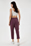 Women's Elastic Waist Carrot/Shalwar Style Lycra Modal Pants - 3