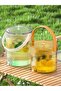 Golden 3.5L Juice Dispenser with Tap & Stand - Premium Water Jug - 5