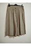 Premium Quality, Tencel Woven Fabric, 2 Pockets, High Waist, Wide Capri Pants - 3