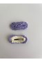 Girl's Knitted Snap Embossed Buckle - 3