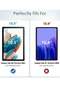 Clear Case for Samsung Galaxy Tab A8 10.5 Inch 2022 (-X200/X205/X207), Shockproof Silicon Protective Skin Case/ Slim Back Cover Shell - 5