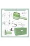 4 in 1 Handheld Electric Vegetable Cutter Set, Portable Mini Wireless Food Processor with Brush, Gatling Vegetable Cutter - 2