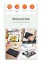 Smart Flip Leather Texture Case for Samsung Galaxy Tab A9 Plus 5G 2023 (11.0 Inch) - Black - 7
