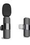 Professional Wireless Lavalier Lapel Microphone for iPhone, iPad - Cordless Omnidirectional Condenser Recording Mic for Interview Video Podcast Vlog YouTube