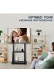 Mobile TV Stand, Rolling TV Stand, Mobile TV Cart with Wheels for 32-70 Inch TV, Portable TV Stand with Shelf, Height Adjustable, Holds up to 40KG, Ideal for Conference, Commercial & Home Us - 5