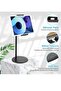 Tablet Stand Phone Holder, 360 Degree Rotating Adjustable Desktop Tablet Mount Compatible with iPad/iPhone/Nintendo Switch/Samsung Galaxy Tabs/Kindle - 4