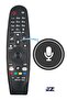 Replacement TV Remote Control with Volume Indicator Button Suitable for LG Smart HD TV with battery - 2
