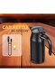 Portable Car Electric Kettle 12V/24V DC Travel Water Boiler with Temperature Display Black - 3