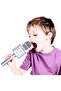 2 Pack Wireless Bluetooth Karaoke Microphone for Kids – Portable Handheld Mic Speaker Machine in Silver, Perfect Gift for All Ages - 6
