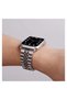 Compatible with Apple Watch Band Series 5 44mm 42mm, Stainless Steel iWatch Band with Butterfly Folding Clasp for iWatch Band Series 5/4/3/2/1 - 5