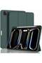 2024 iPad Pro 13 Inch Smart Case – Green with Pencil Holder, Touch ID Compatibility, and Auto Wake/Sleep Function
