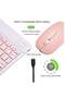 UltraSlim Bluetooth Keyboard and Mouse Combo Rechargeable Portable Wireless Keyboard Mouse Set - 5