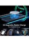 iPhone 15 Pro Max Case Cover, Magsafe Magnetic, Shockproof, Translucent Matte, Black - 2